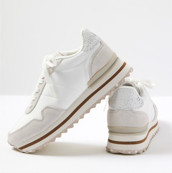 Woden Scandanavian Nora III Leather Plateau Sneakers - Picture 5 of 13